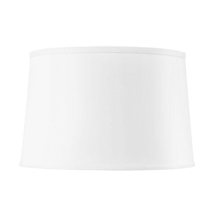 17" Shade with Gold in White - Noble Designs