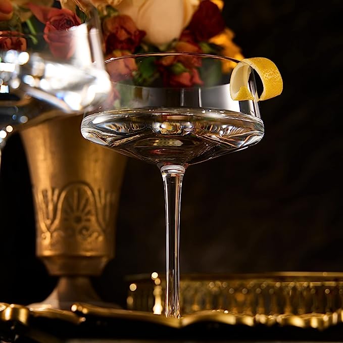 Luxury Martini Glass, Set of 2 - Noble Designs