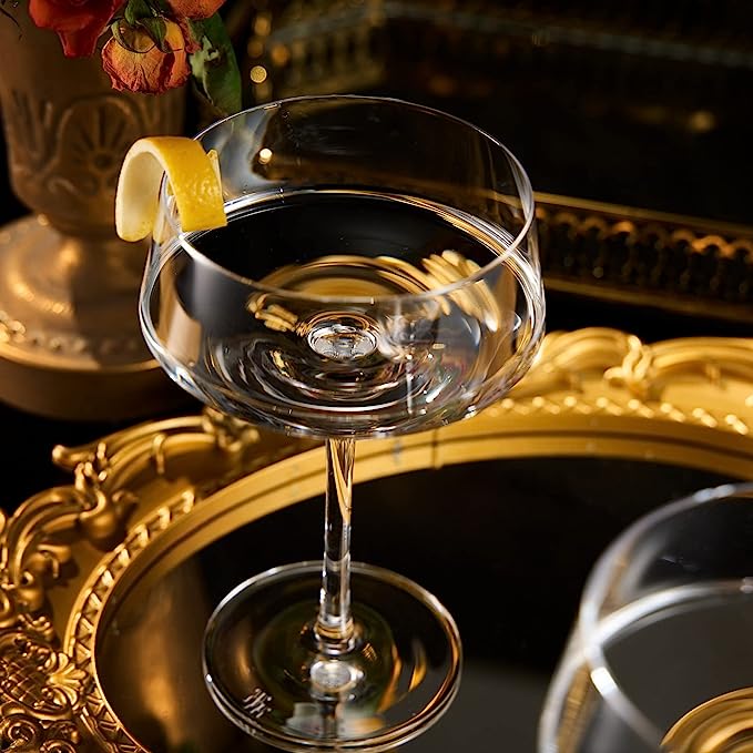 Luxury Martini Glass, Set of 2 - Noble Designs