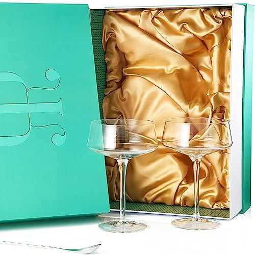 Luxury Martini Glass, Set of 2 - Noble Designs