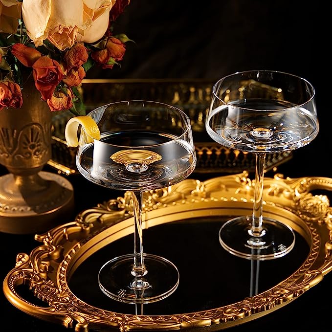 Luxury Martini Glass, Set of 2 - Noble Designs