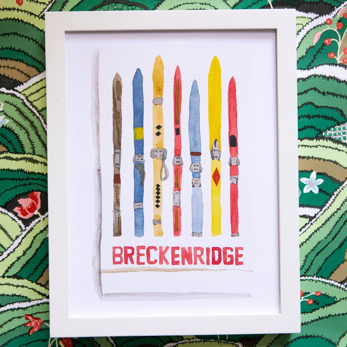 Breckenridge Matchbook Art Print-Noble Designs
