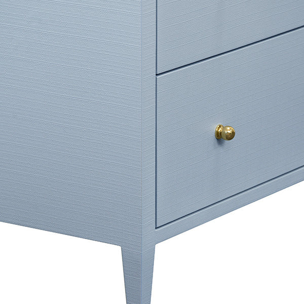 Carnegie Light Blue Seven Drawer Chest