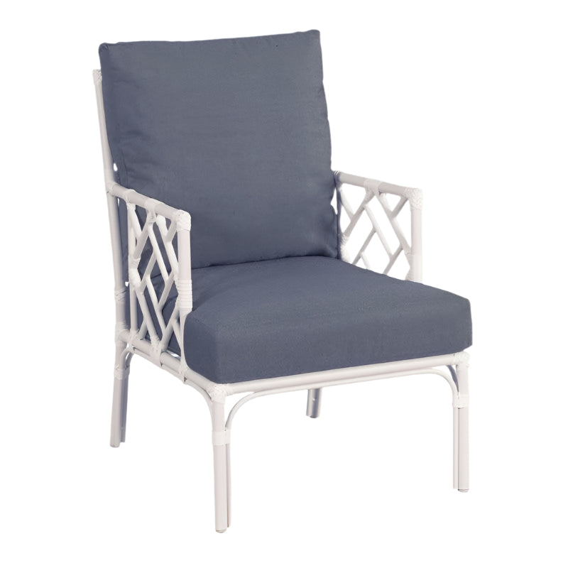 Carlyle Outdoor Occasional Arm-White-Noble Designs2