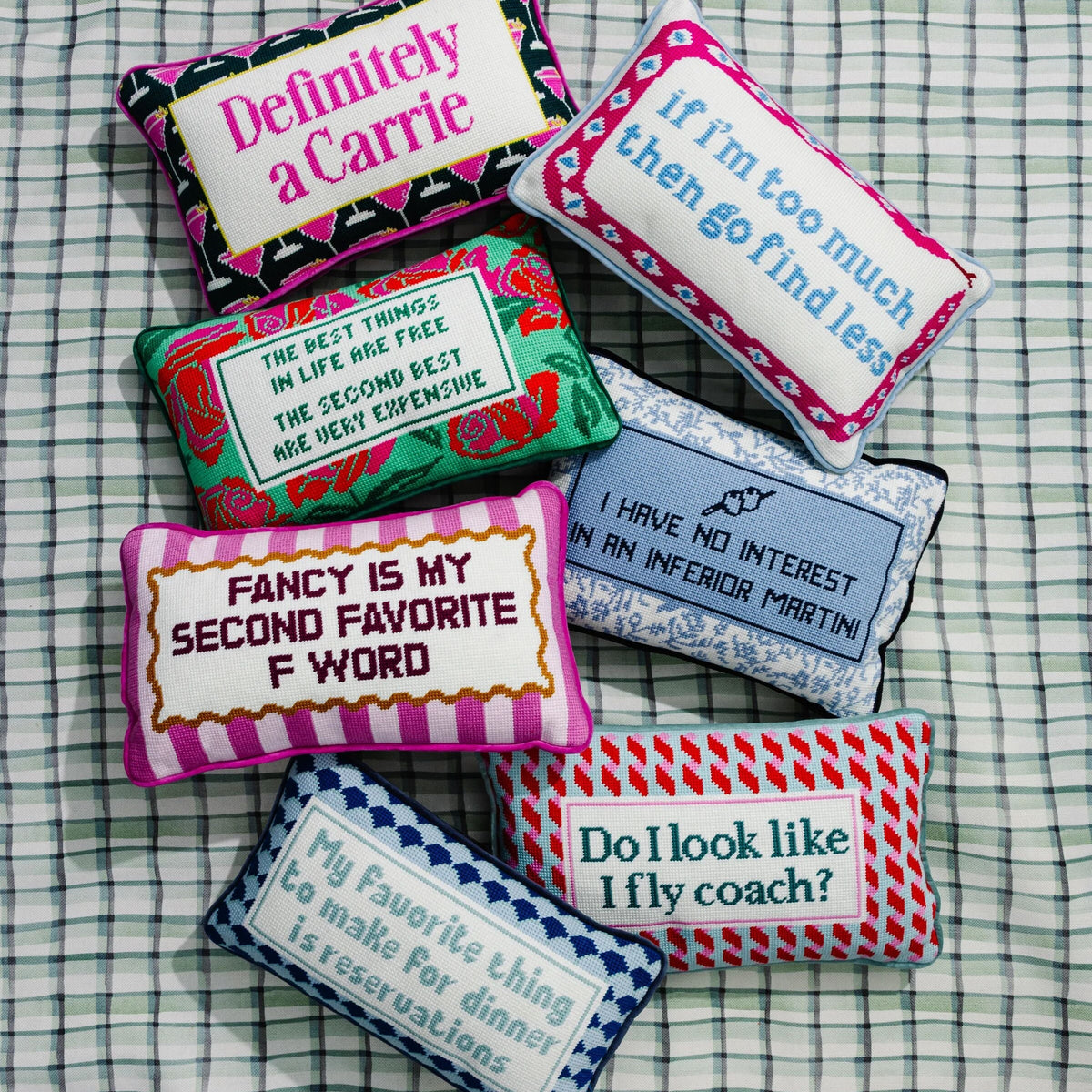 Expensive Needlepoint Pillow-Noble Designs