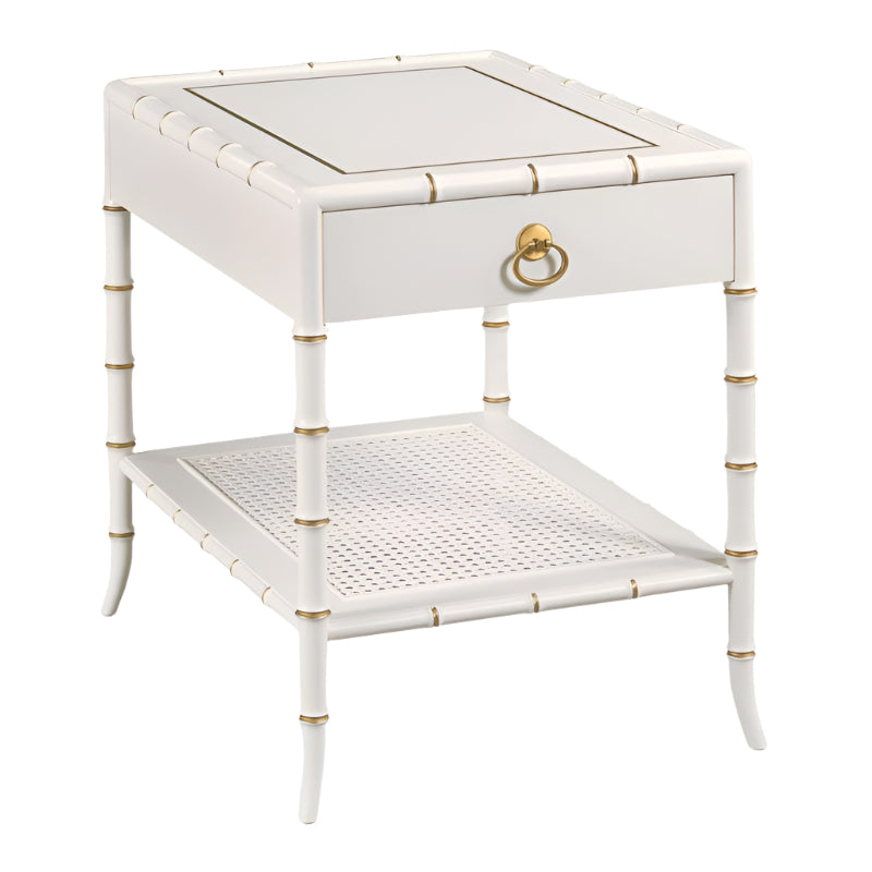 Henry Side Table - White Dove- Noble Designs