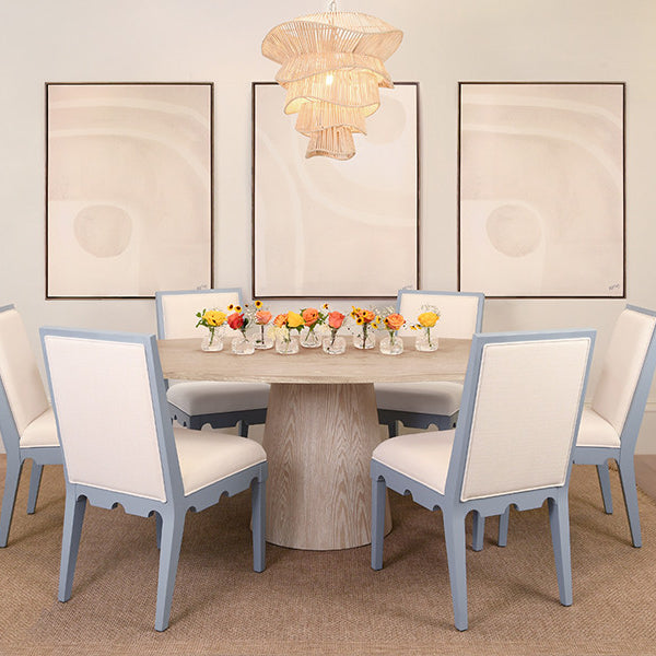 Lanister Light Blue Dining Chair