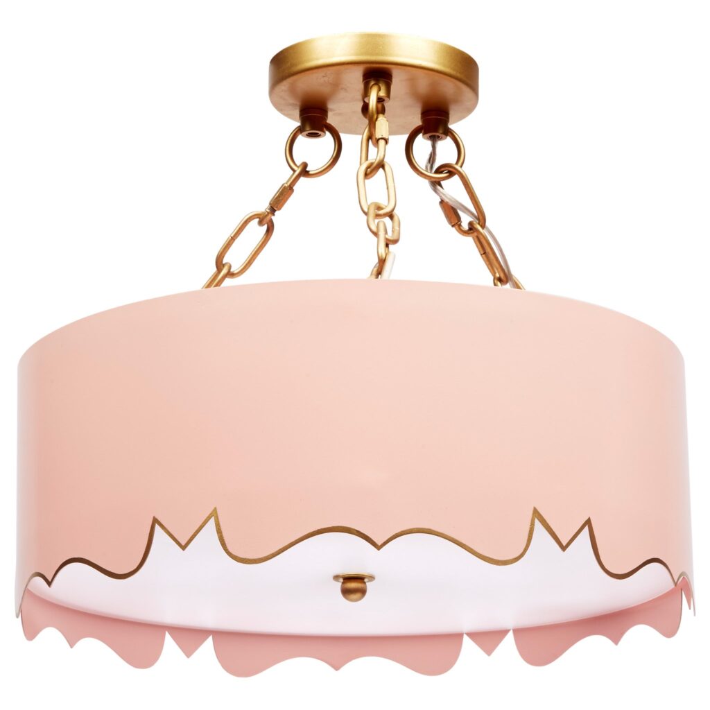 Blush Mollie Pandant With Gold Accents - Noble Designs