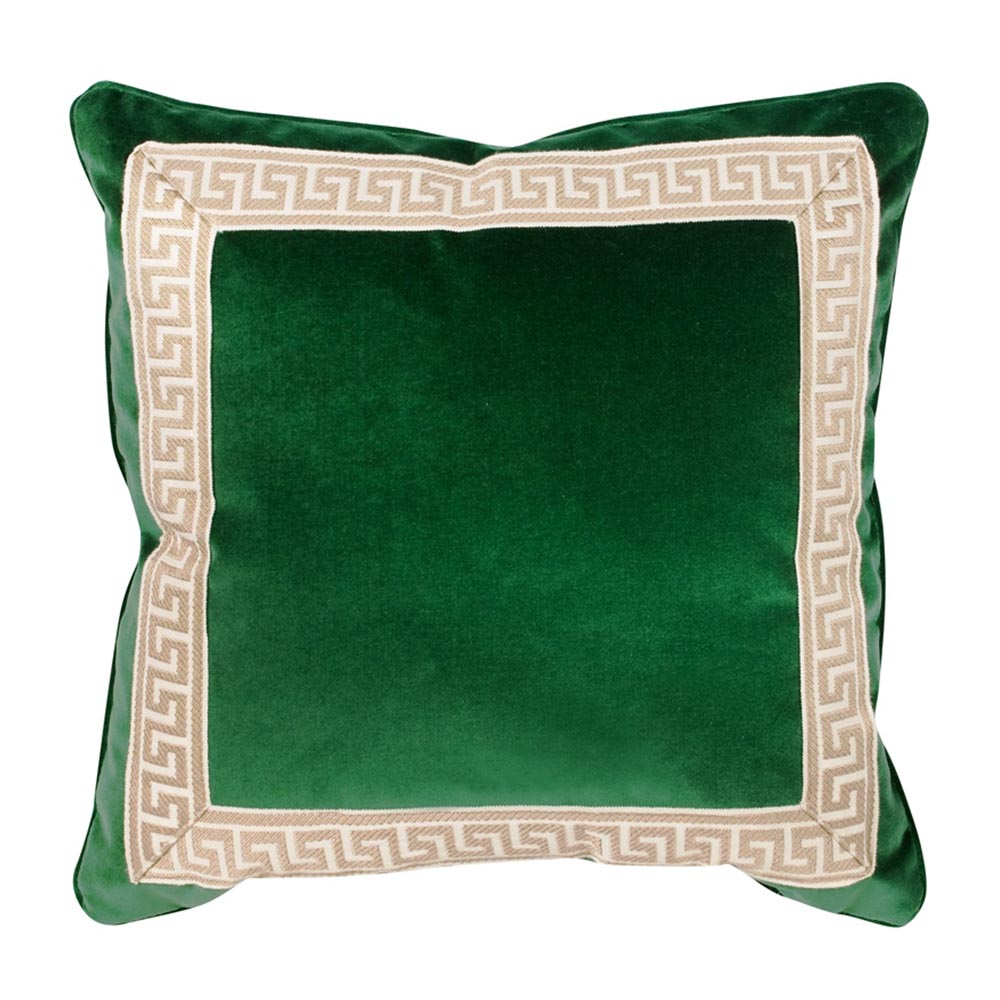 Robertson Emerald Flat Sewn Pillow - Noble Designs