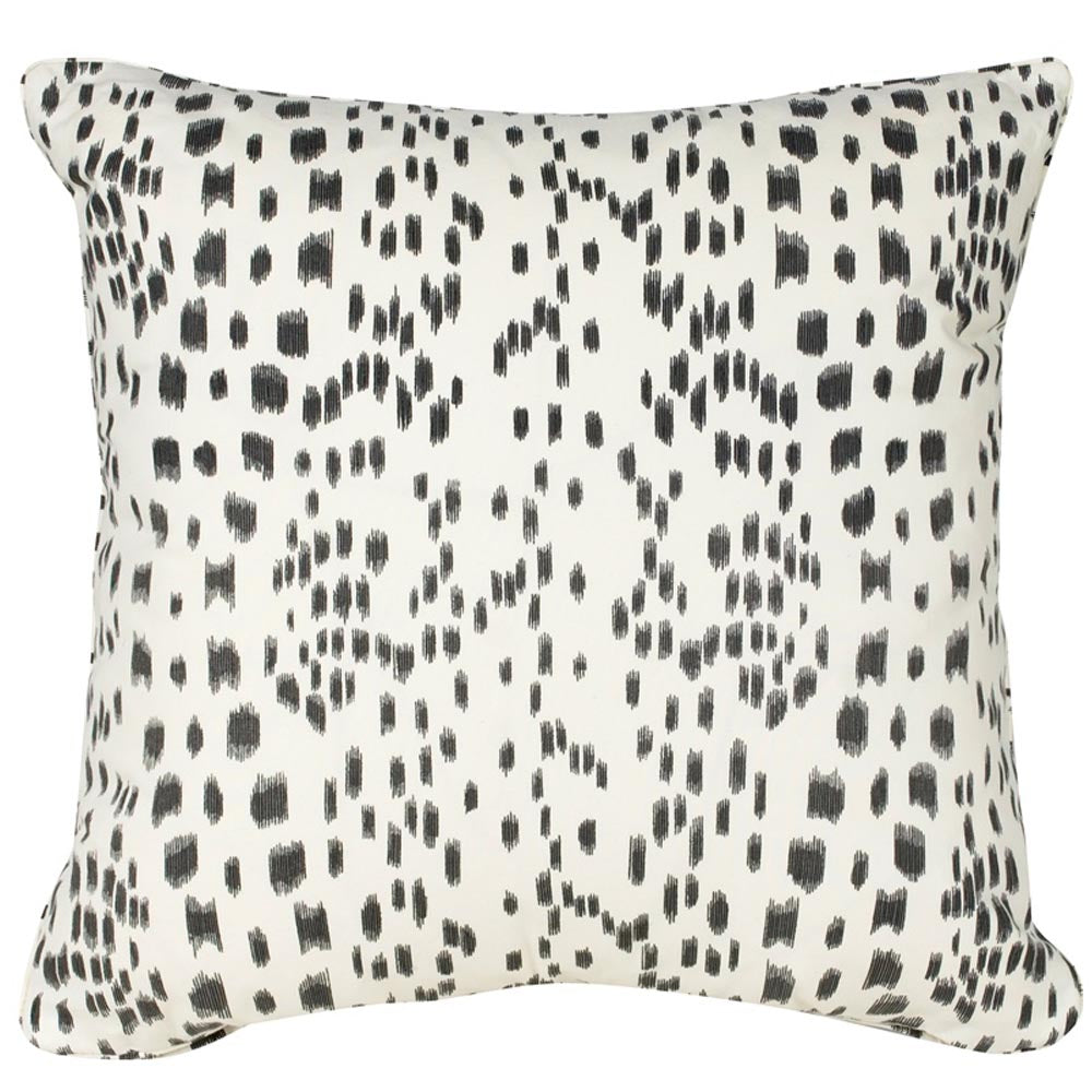 Spotts II Ebony Flat Sewn Pillow - Noble Designs