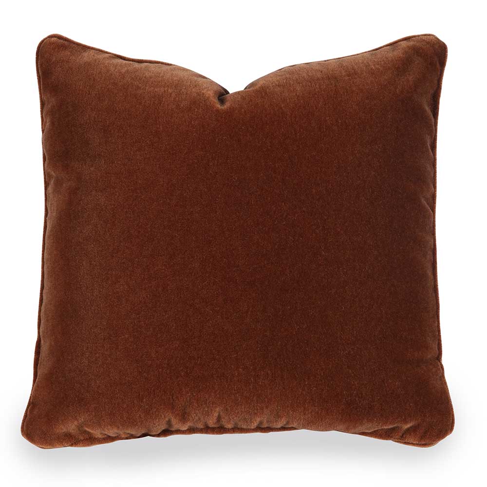 Nevada Cinnamon Flat Sewn Throw Pillow - Noble Designs