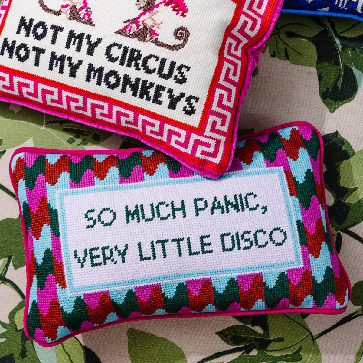 Panic at the Disco Needlepoint Pillow-Noble Designs
