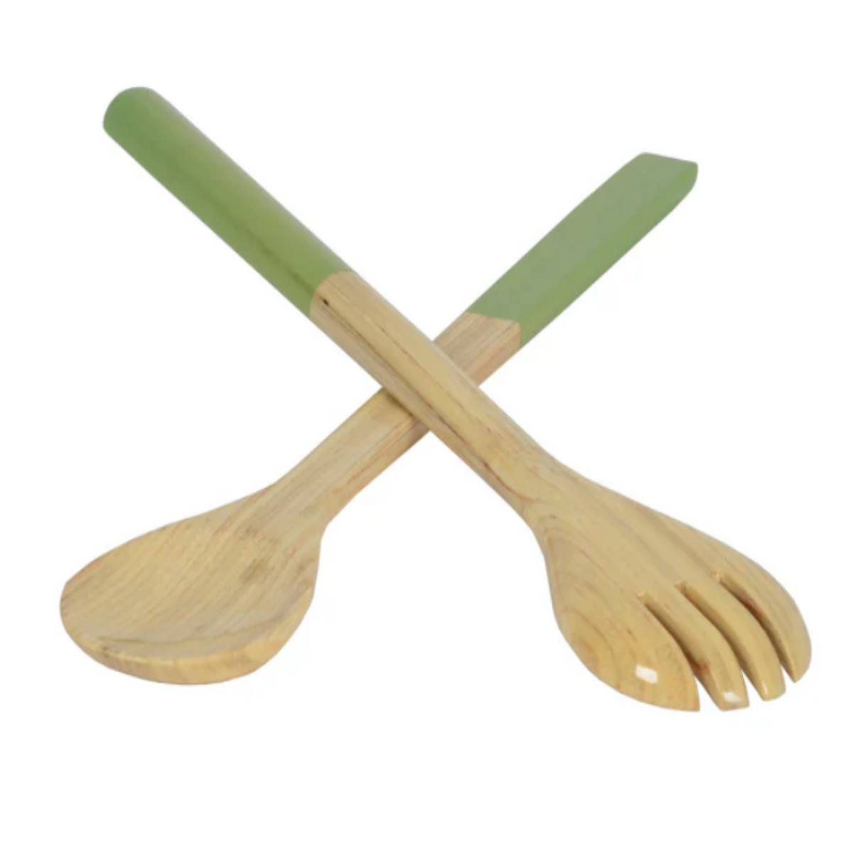 Pastel Green Bamboo Server Set - Noble Designs