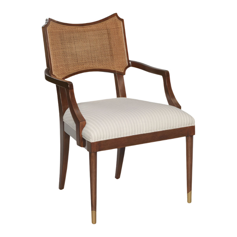 Powders Cane Arm Chair-Montserrat-Noble Designs