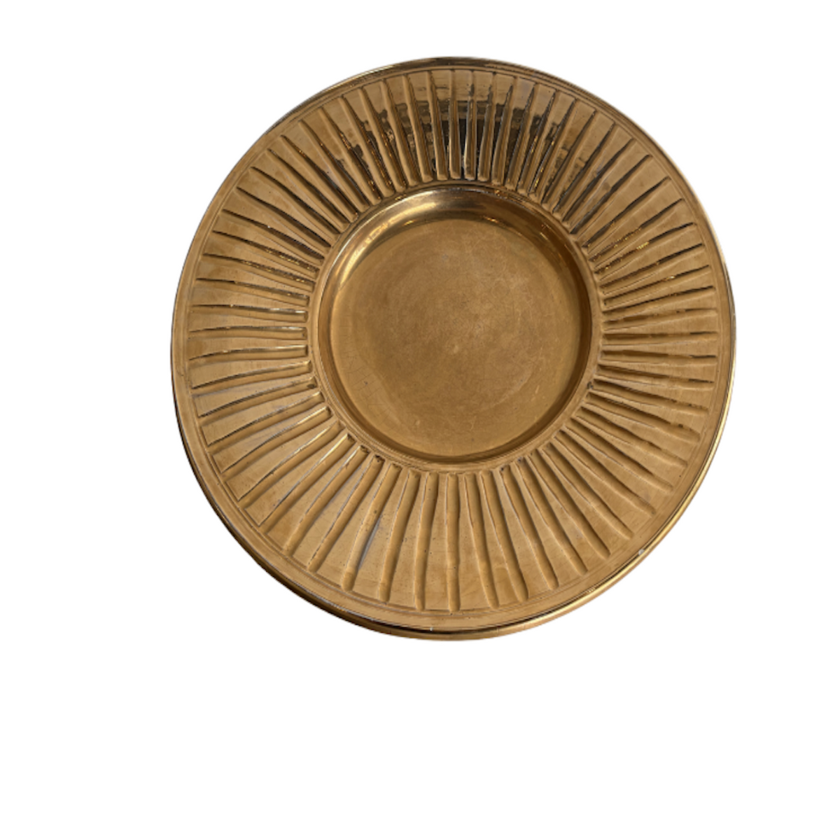 Vintage Gold Pottery Sunburst Bowl - Noble Designs