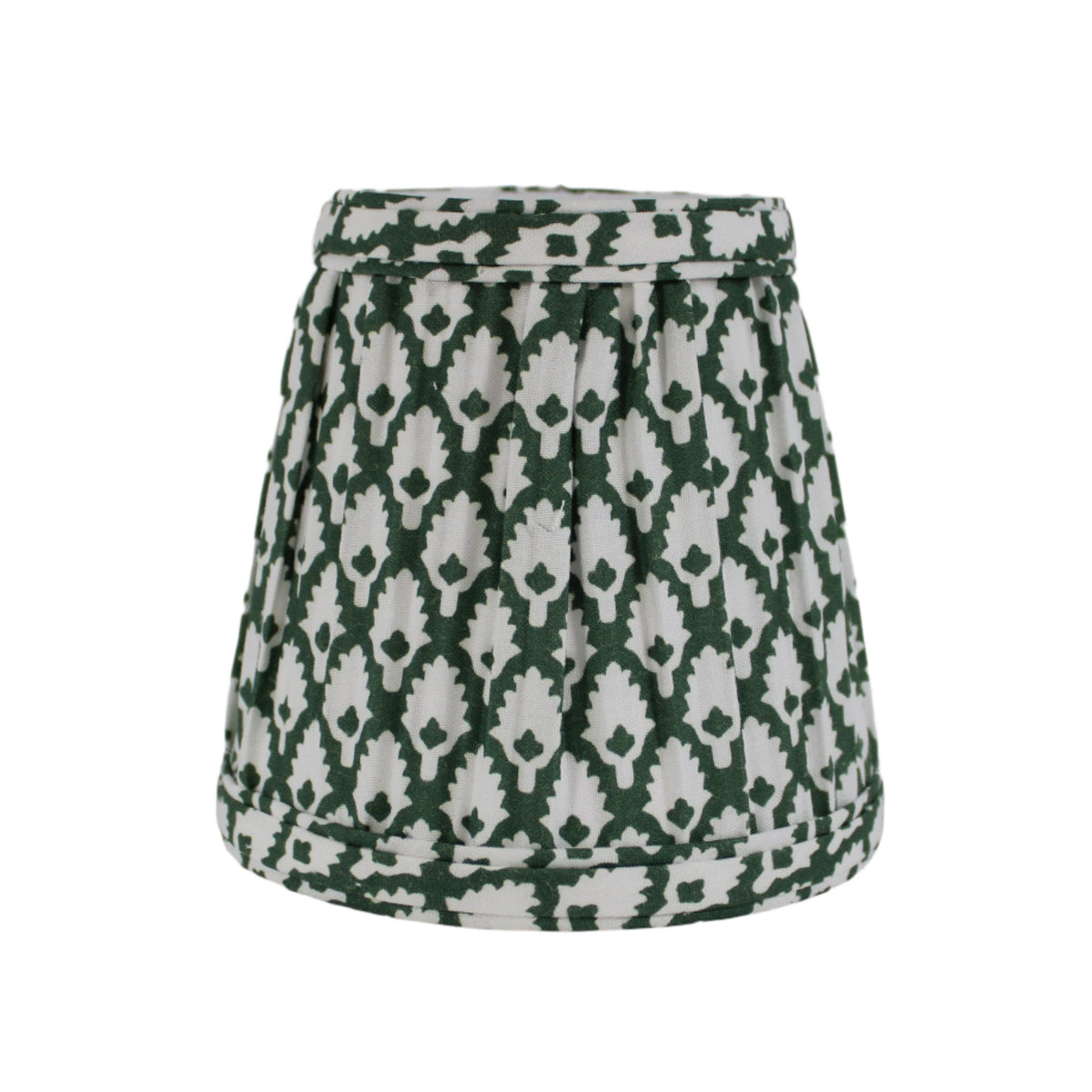 Small Fabric Shade Cover in Green-Noble Designs