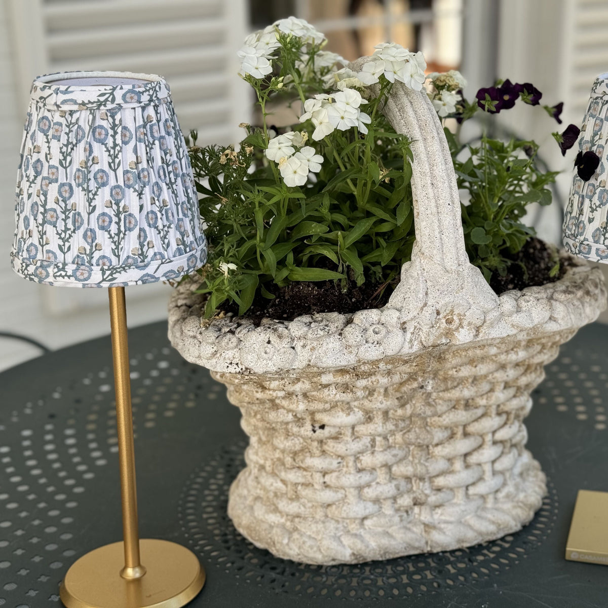 Small Fabric Shade Cover in Sophia-Noble Designs