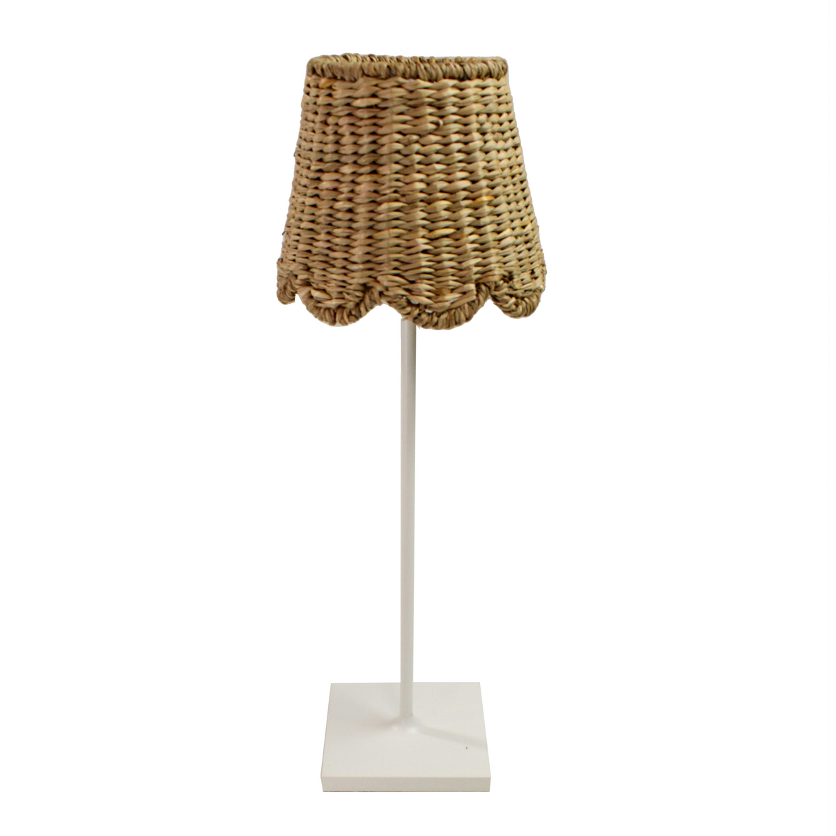 Small Seagrass Shade Cover - Scalloped in Natural-Noble Designs