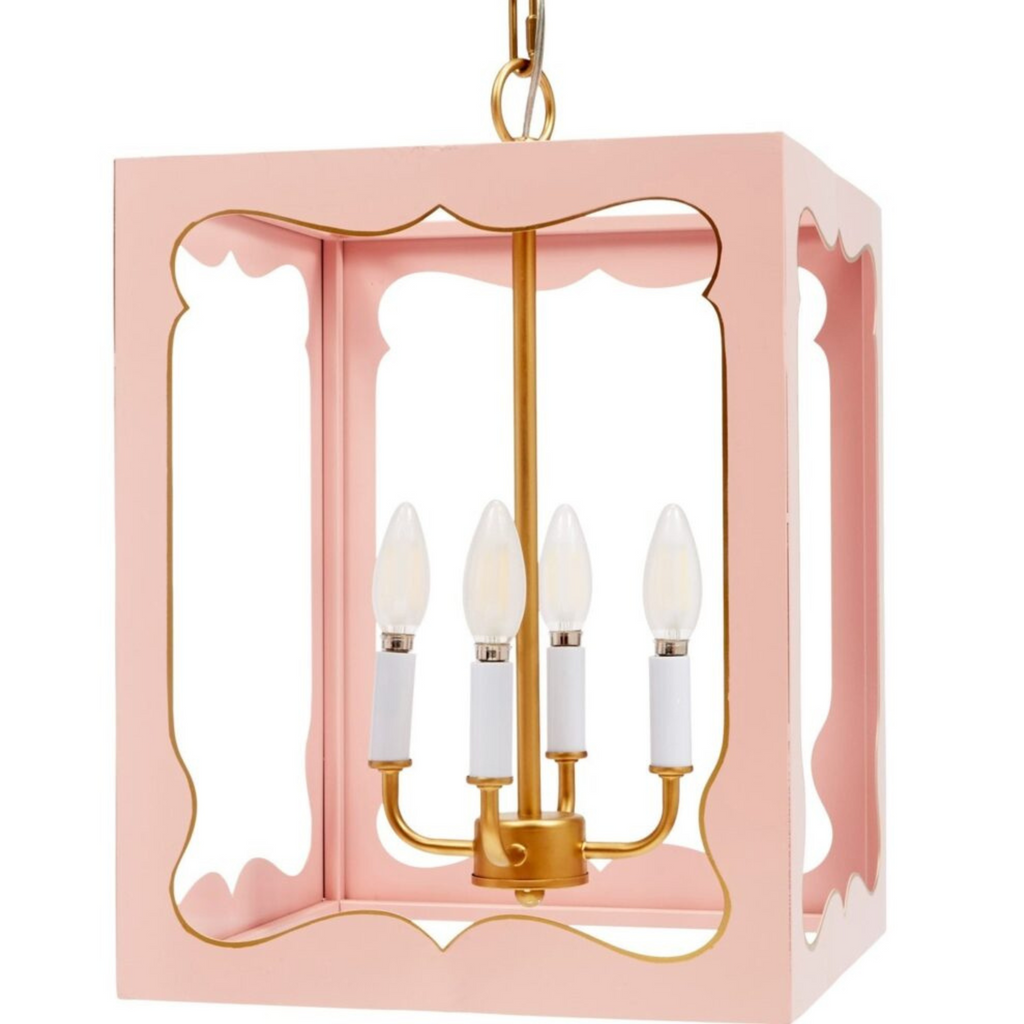 Phoebe Blush Pendant With Gold Accents - Noble Designs