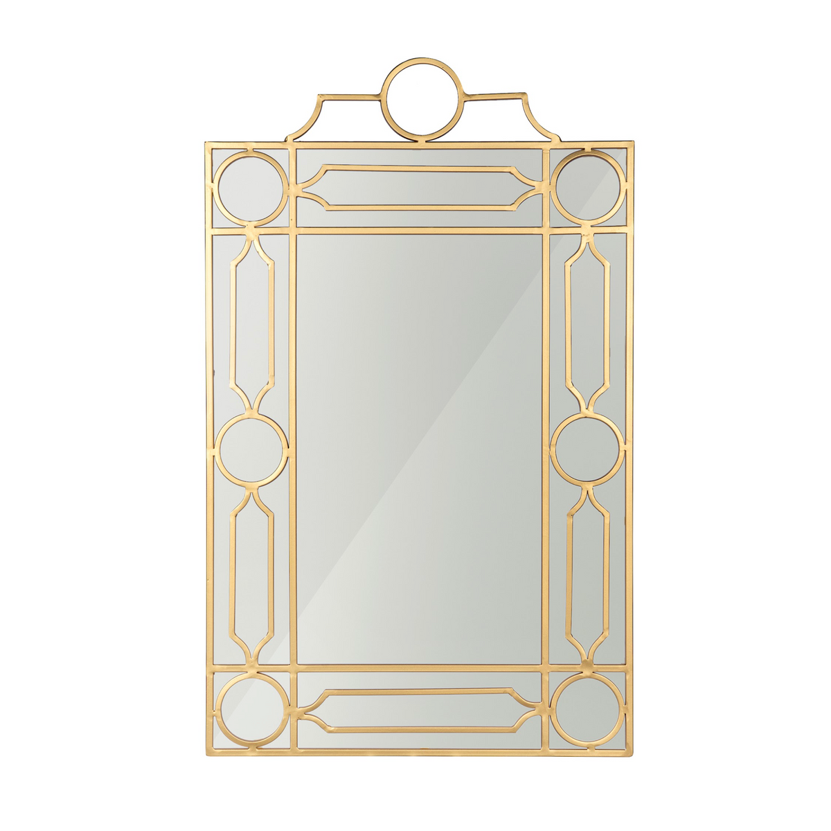 Gold Fretwork & Trellis Mirror - Noble Designs