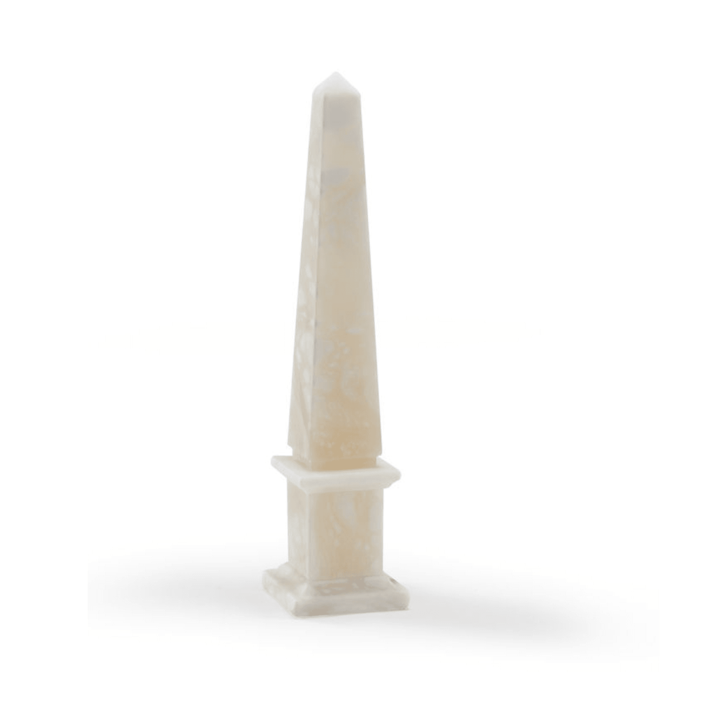 Alabaster Obelisk in Cream - Noble Designs