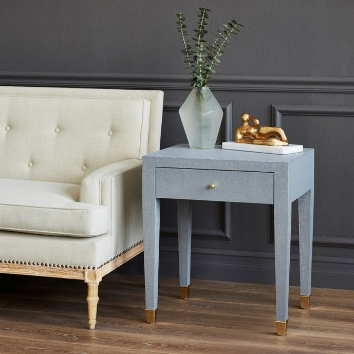 Claudette 1-Drawer Side Table - Noble Designs