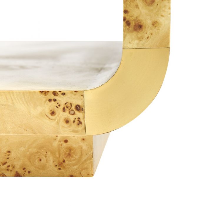 Emil Coffee Table in Burl - Noble Designs
