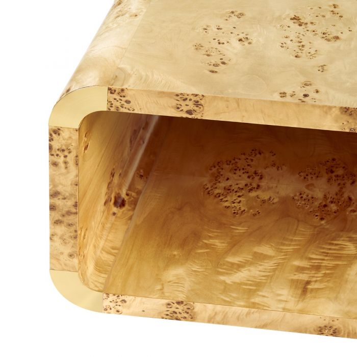 Emil Coffee Table in Burl - Noble Designs