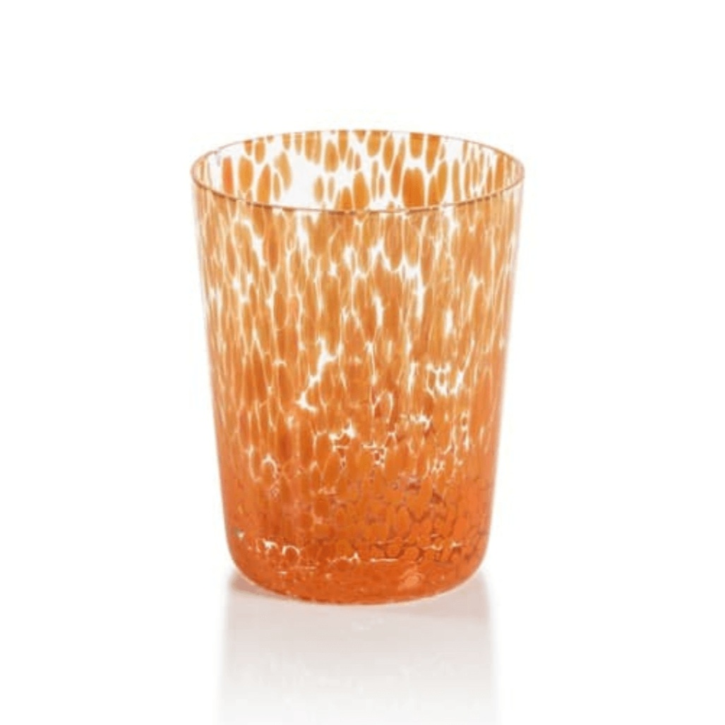 Gigi Speckled Light Orange Glass - Noble Designs