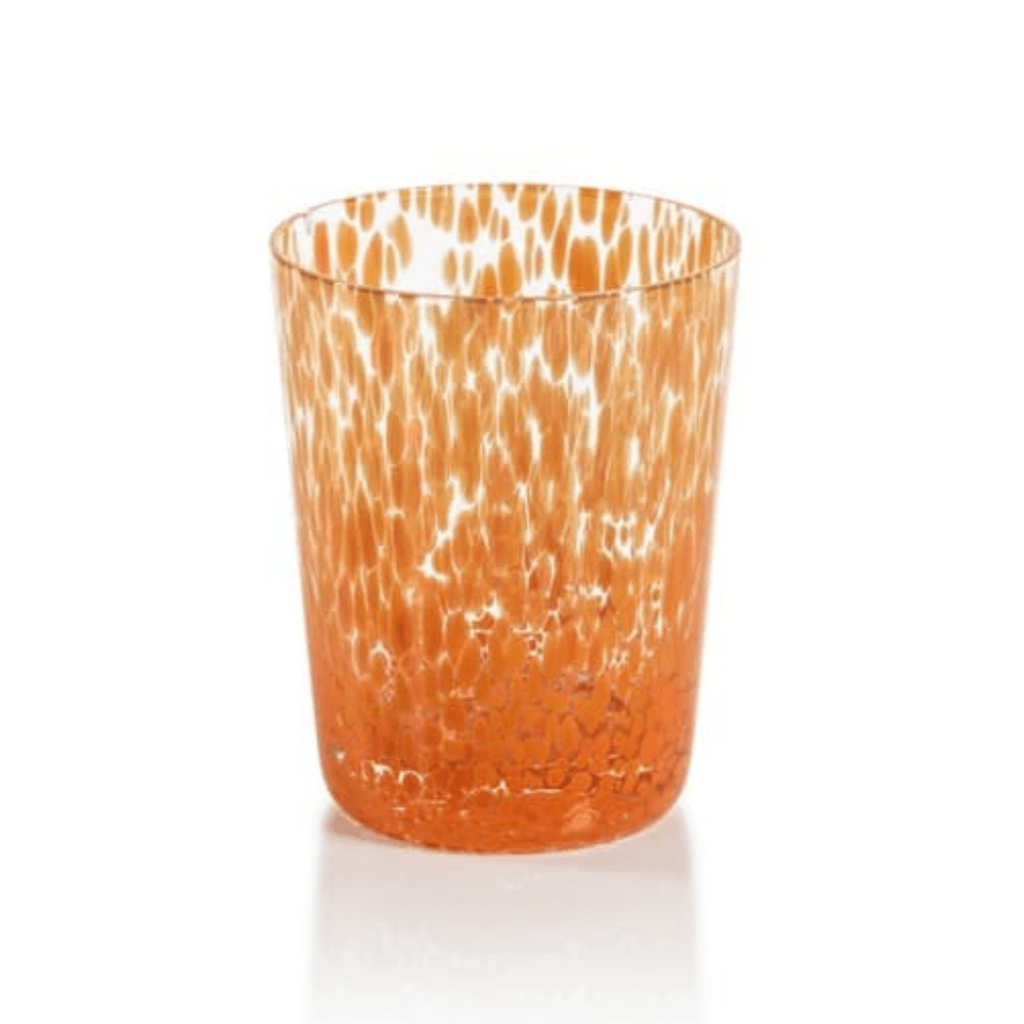 Gigi Speckled Light Orange Glass - Noble Designs