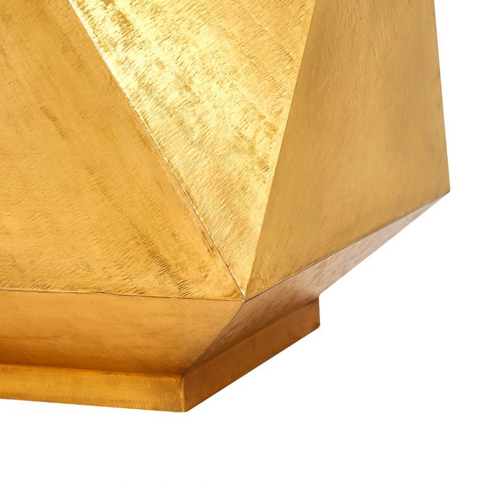 Hedron Side Table, Light Antique - Noble Designs