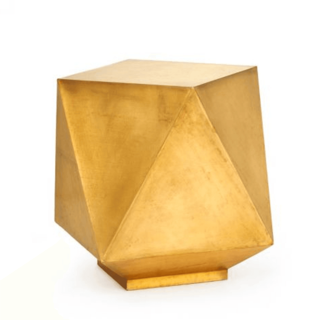 Hedron Side Table, Light Antique - Noble Designs
