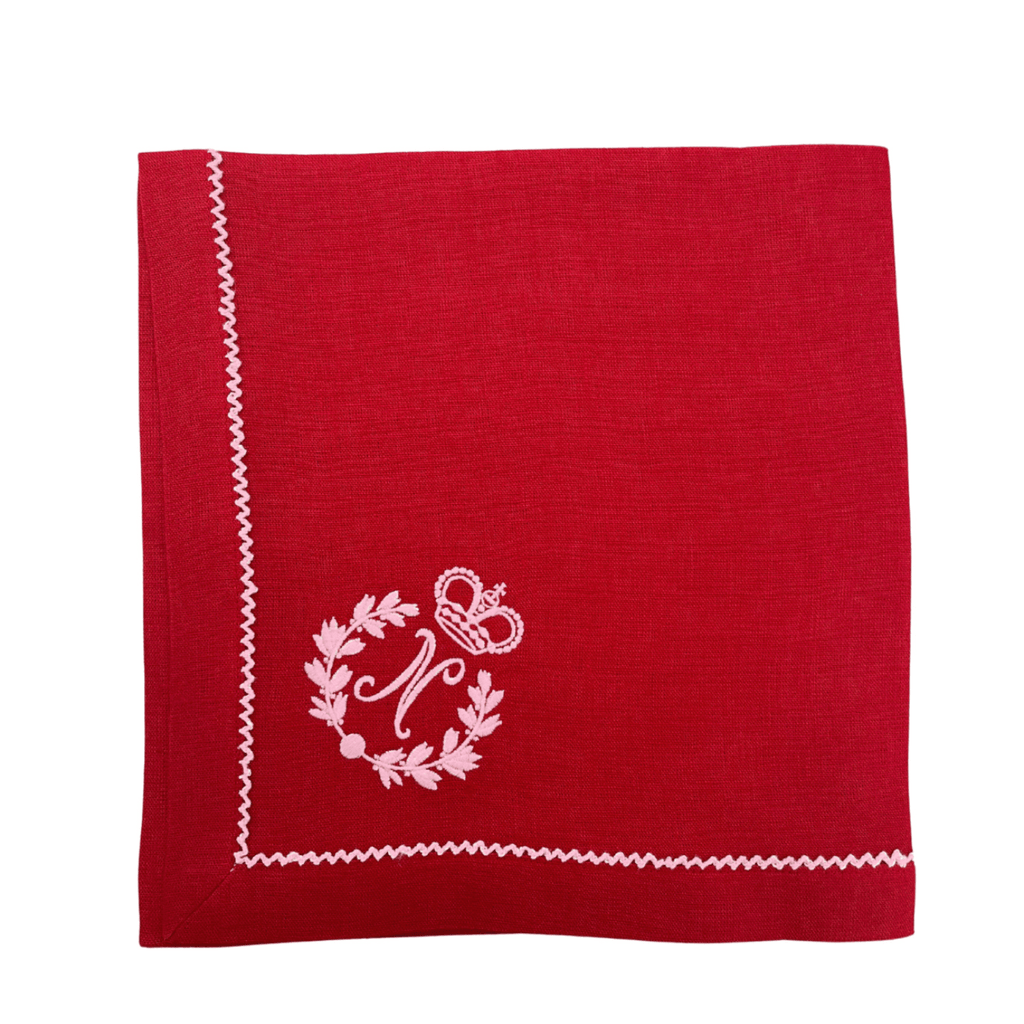 Inverted Napkin in Red - Noble Designs