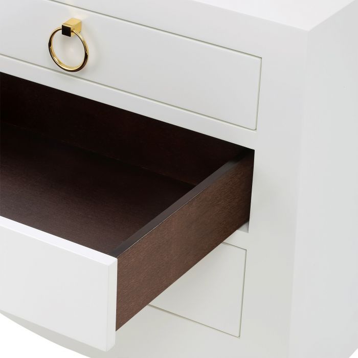 Jacqui 3-Drawer Side Table - Noble Designs