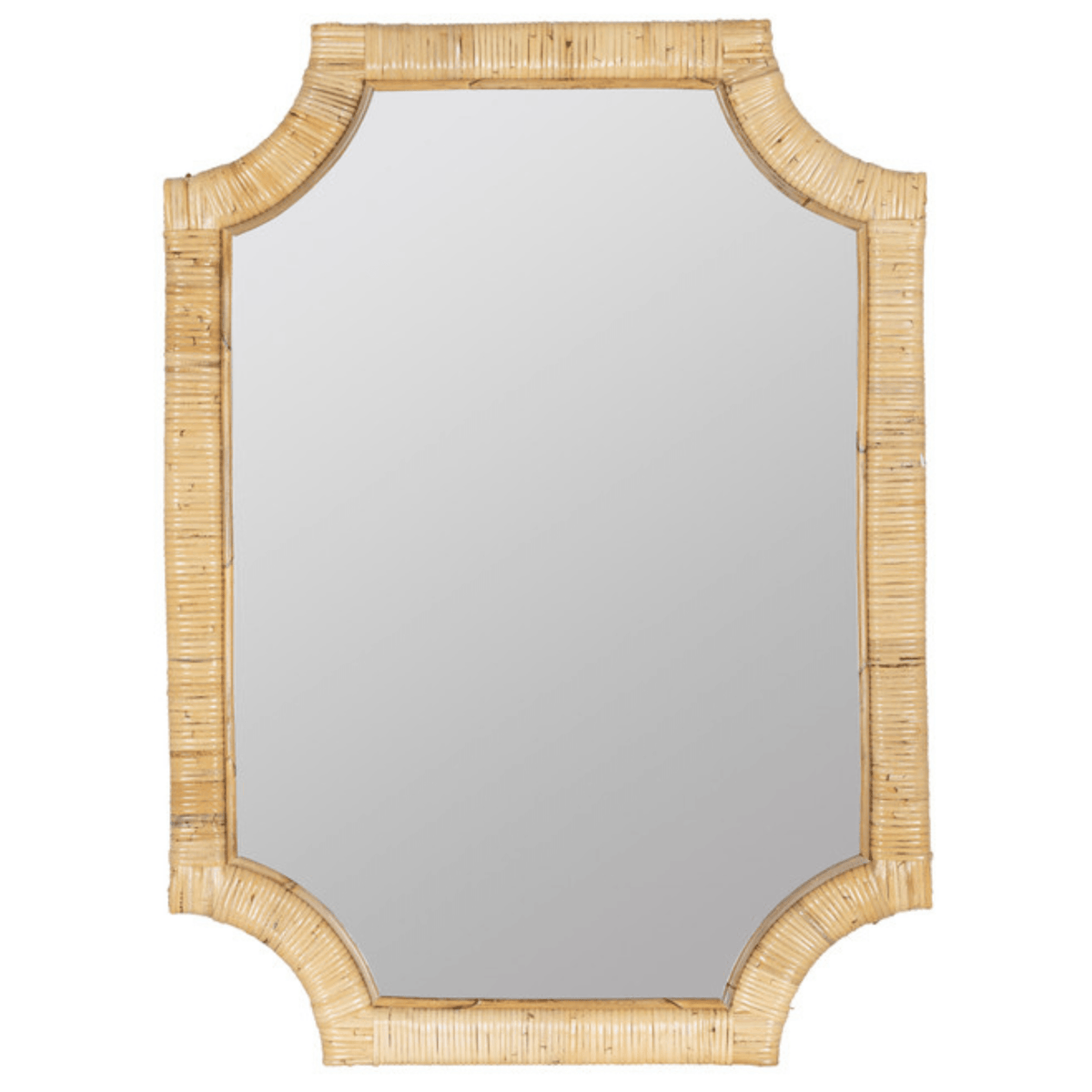 Lina Rattan Wall Mirror - Noble Workroom