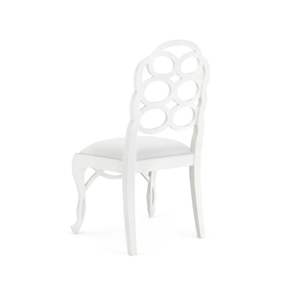 Loop Side Chair in Eggshell White - Noble Designs