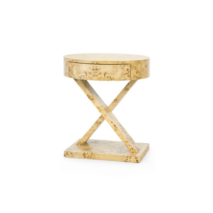 Modena 1-Drawer Side Table - Noble Designs