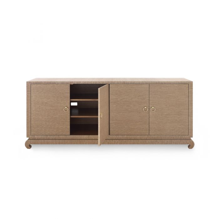 Meredith Extra Large 4-Door Cabinet - Noble Workroom