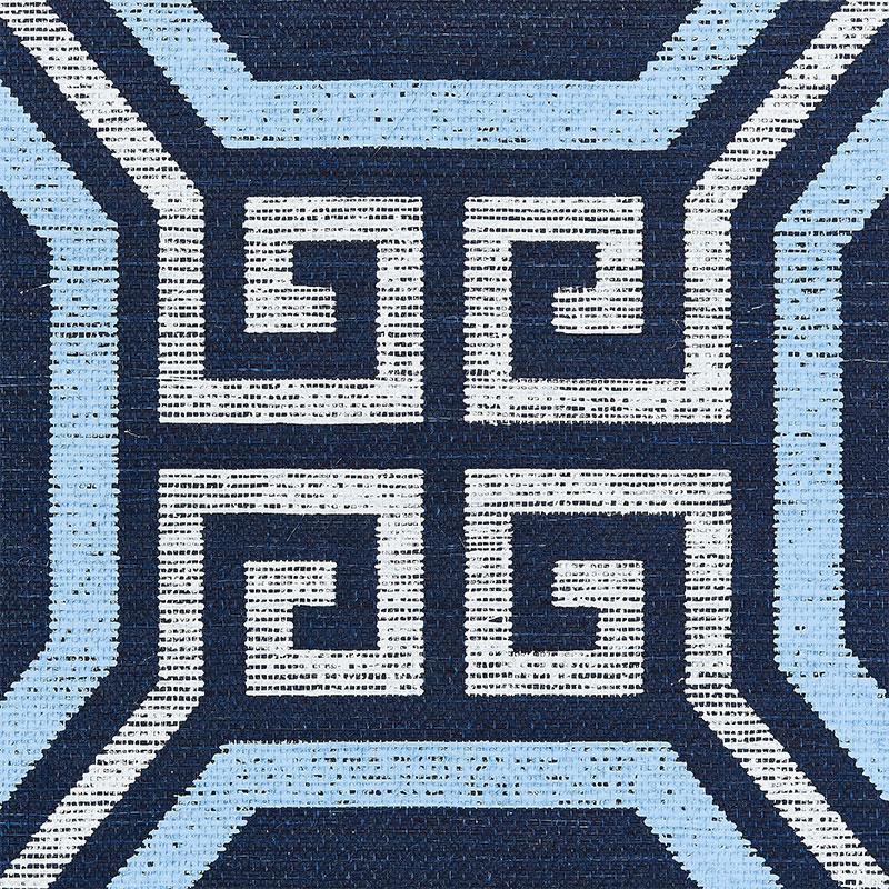 Octavia Sisal in Navy Wallpaper - Noble Designs