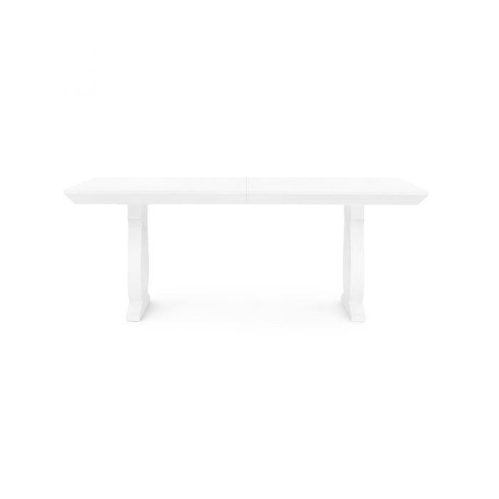 Porto Dining Table in White Pearl - Noble Workroom