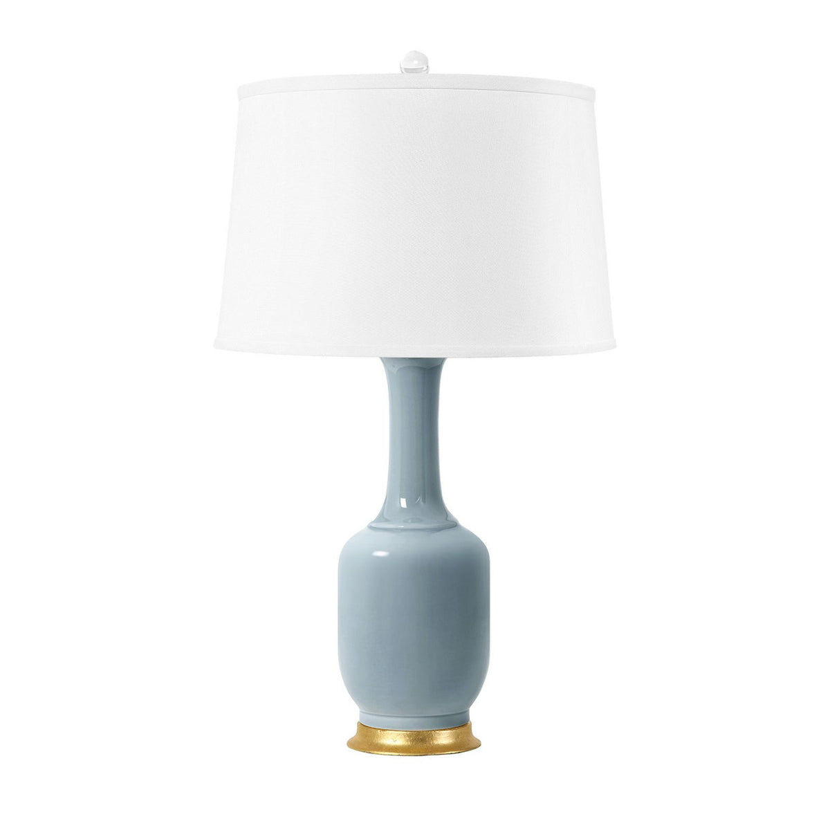 Sky Blue Safira Lamp with Shade - Noble Designs