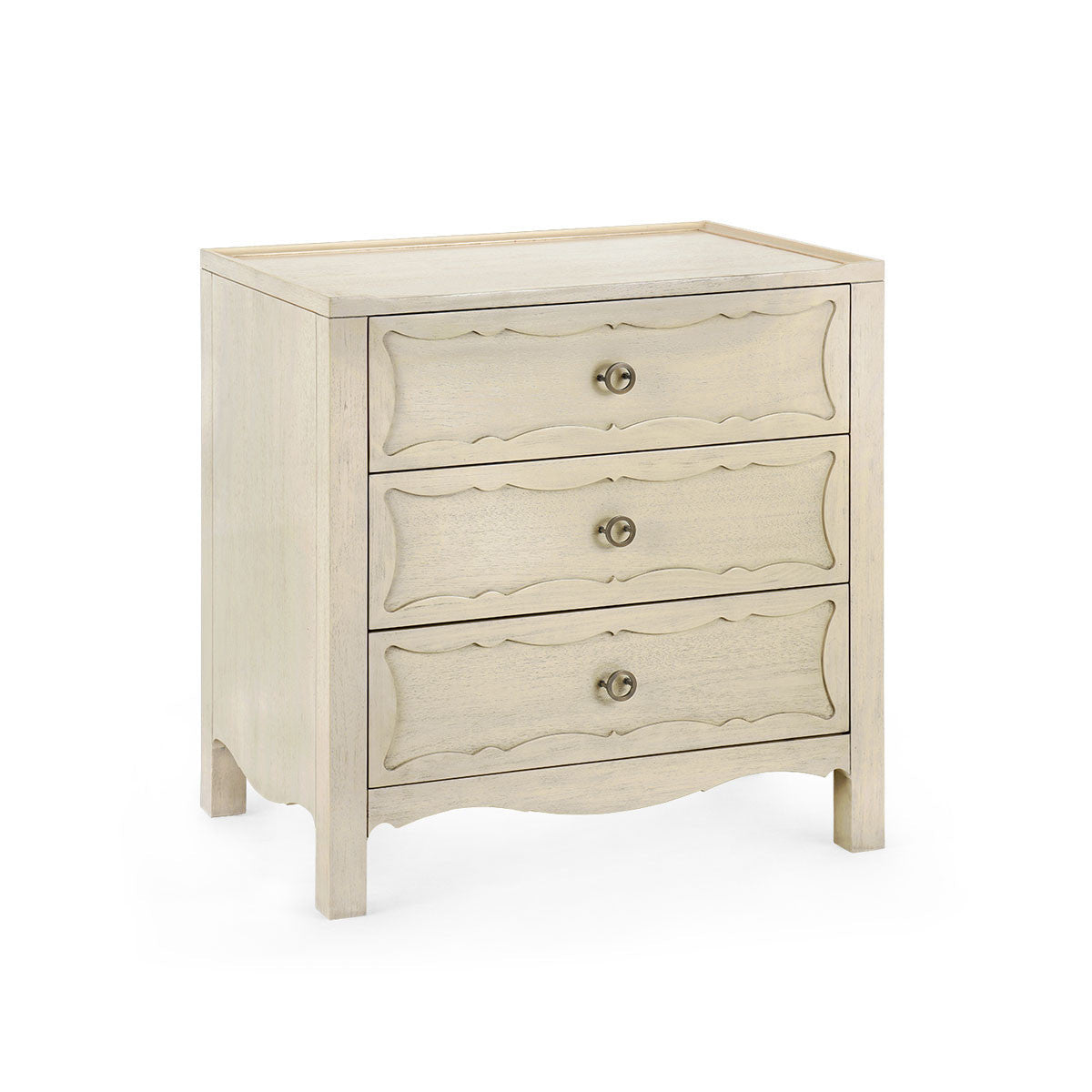 Foggy Horizon Sara 3 Drawer Side Table - Noble Designs