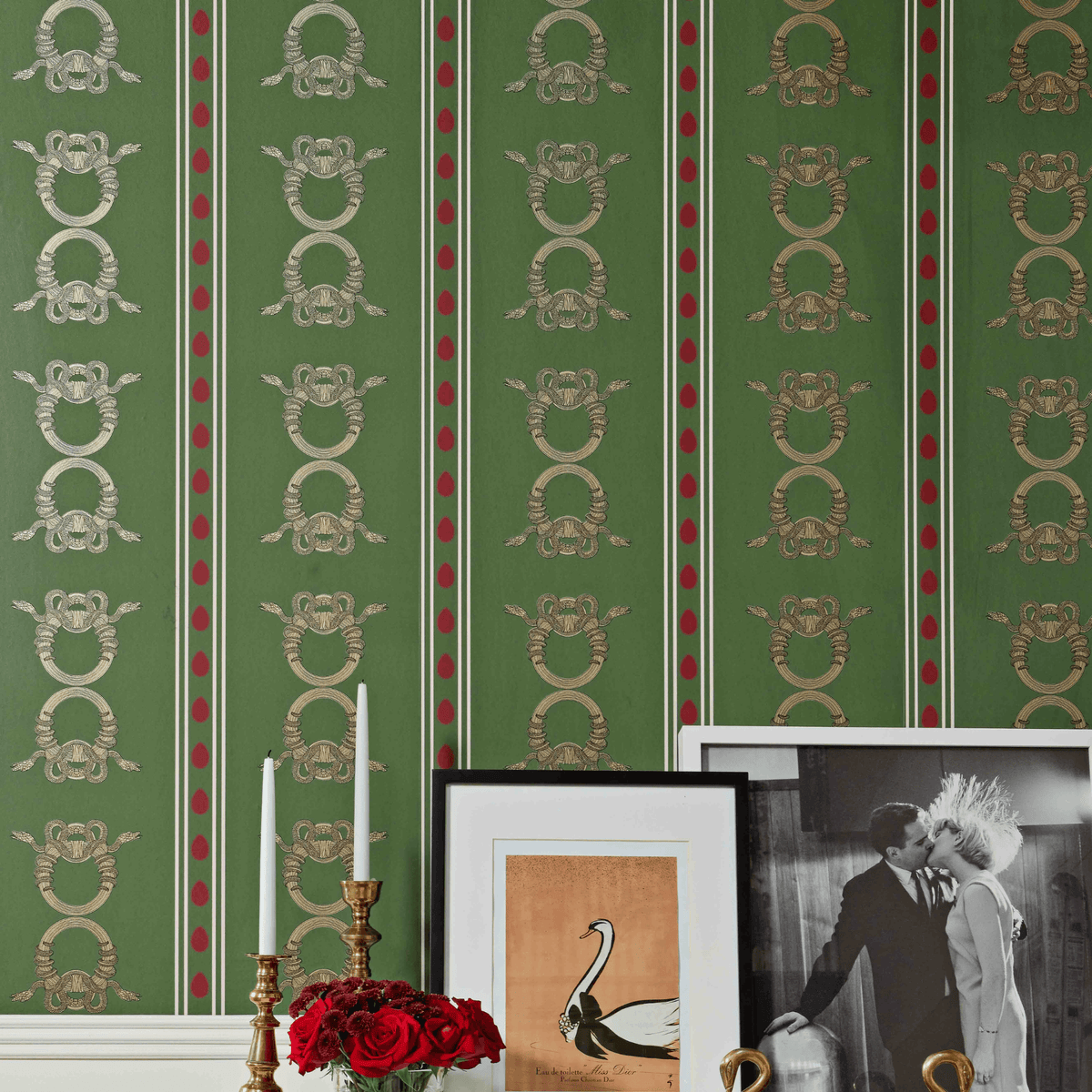 Serpentine Wallpaper - Noble Workroom