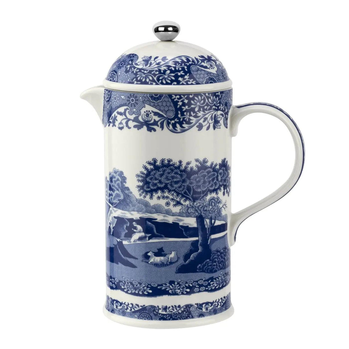 Spode Blue Italian 28oz Cafetiere - Noble Designs
