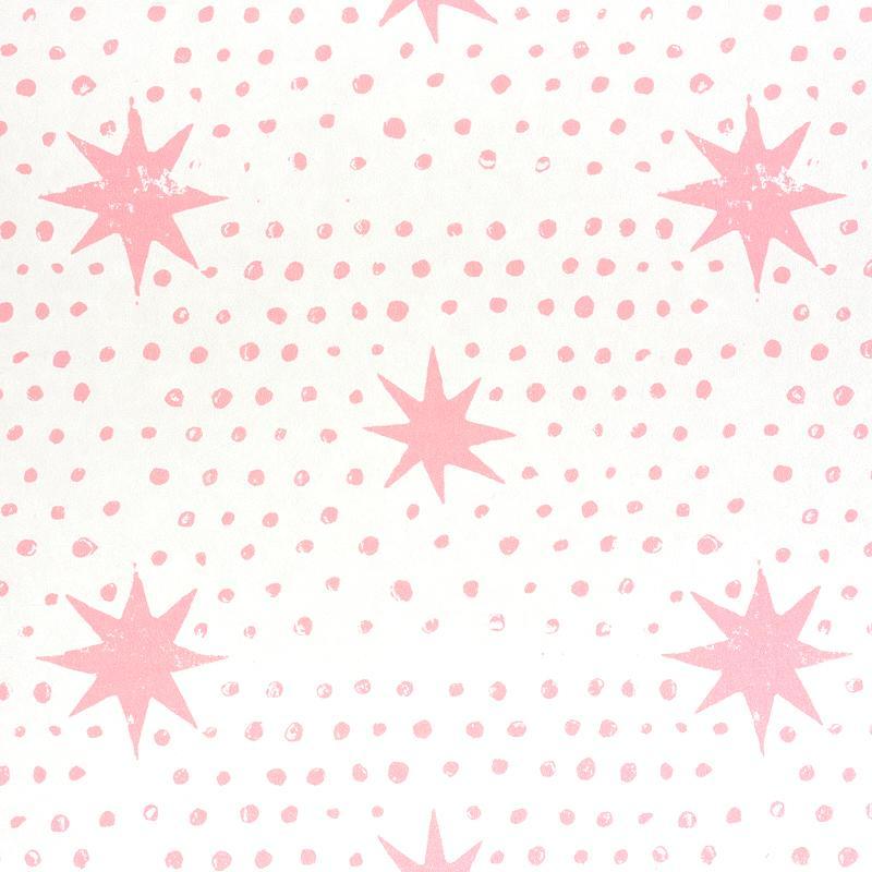 Spot & Star in Pink Wallpaper - Noble Designs