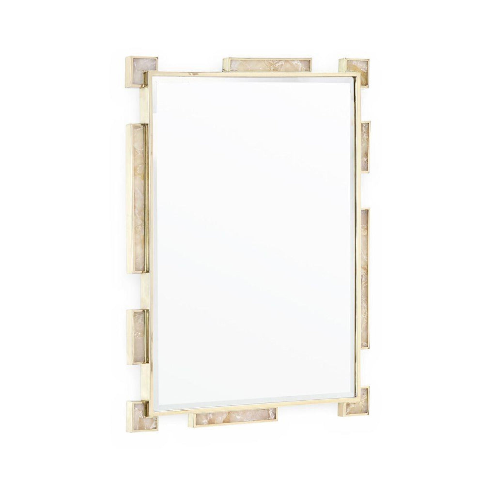 Thalia Mirror in Polished Brass and Crystal - Noble Workroom