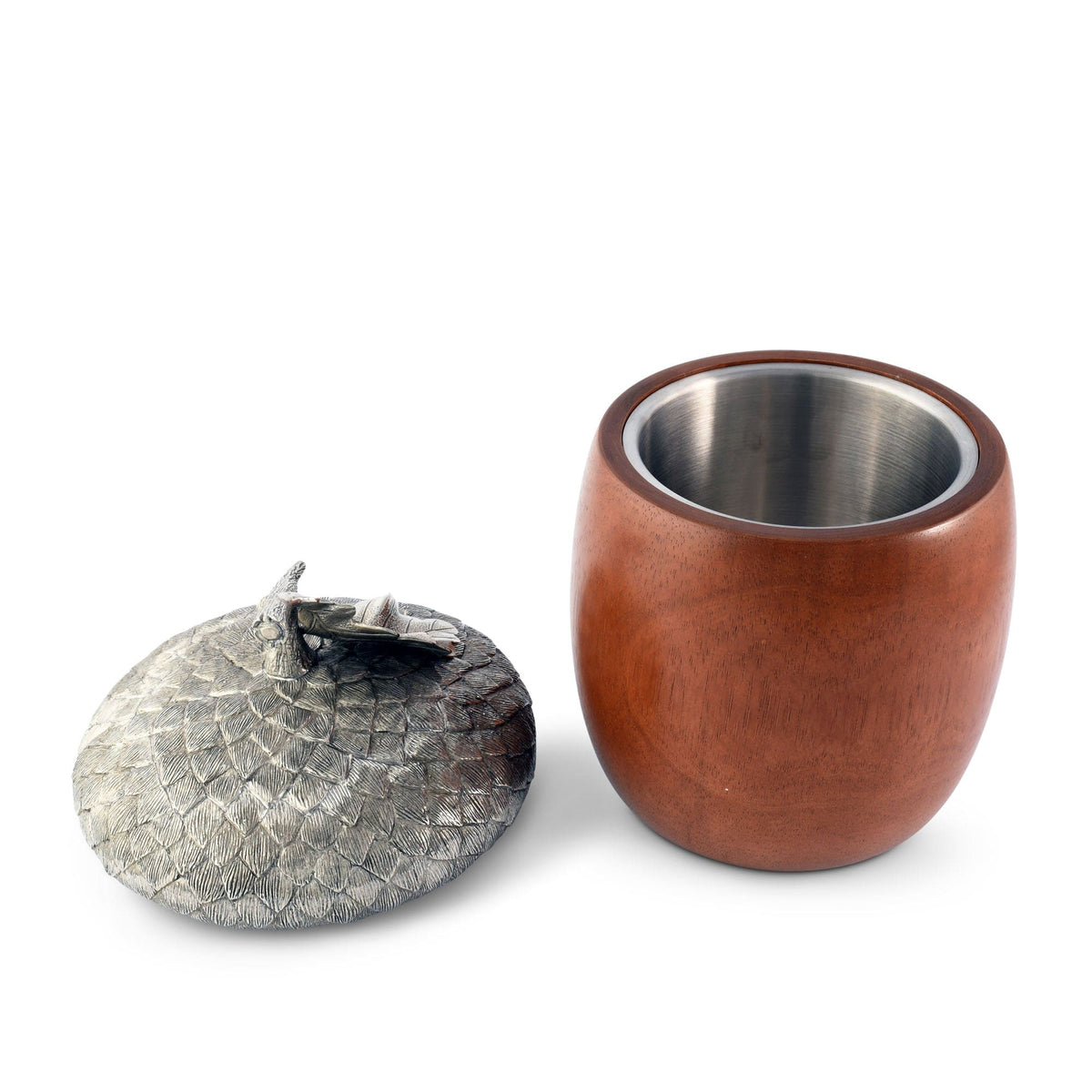 Wood Acorn Ice Bucket - Noble Designs