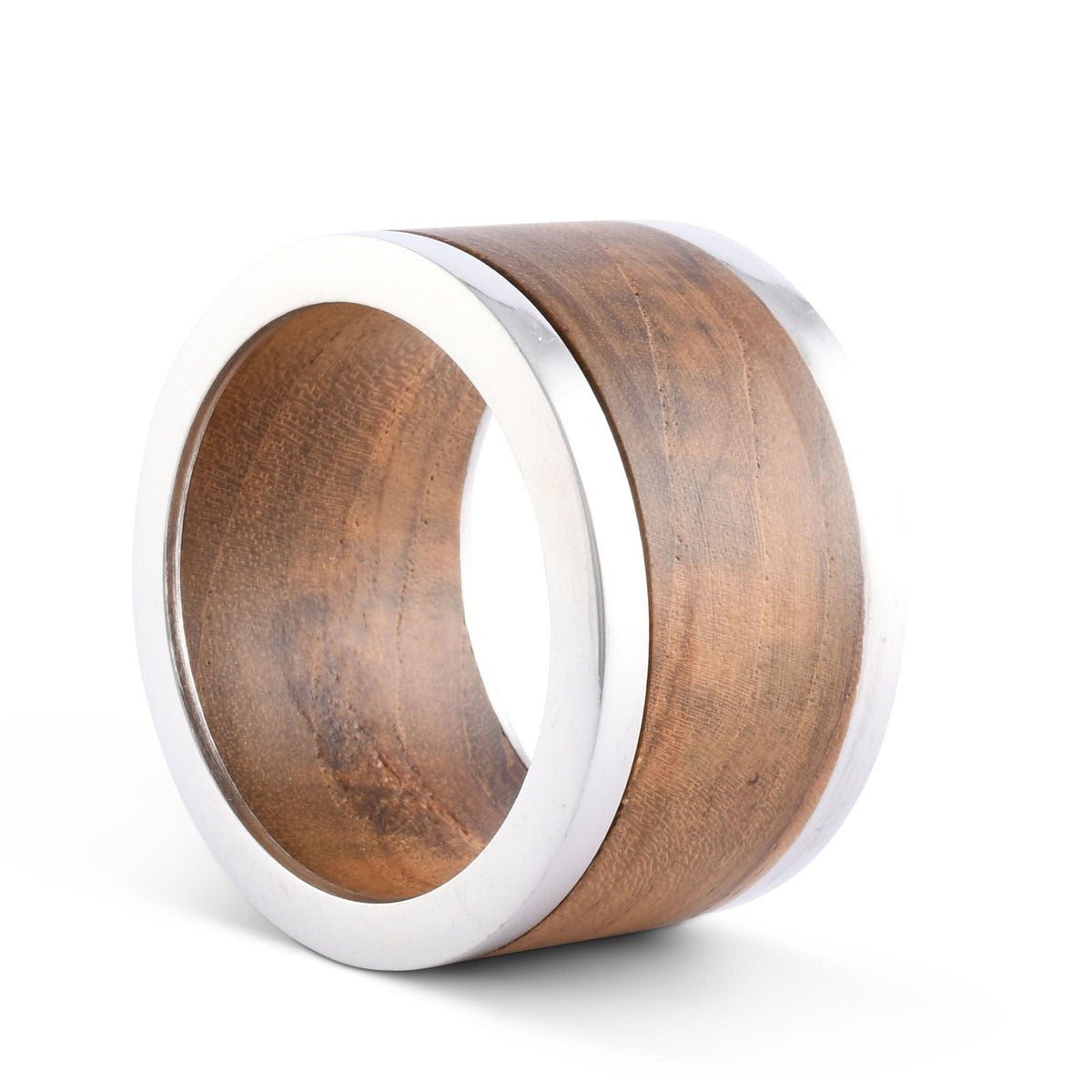 Modern Tribeca Teak Napkin Ring - Noble Designs