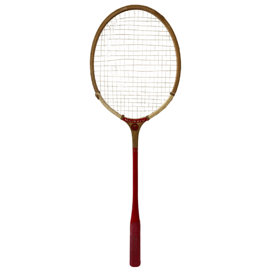 Vintage Red Majestic Racket - Noble Designs