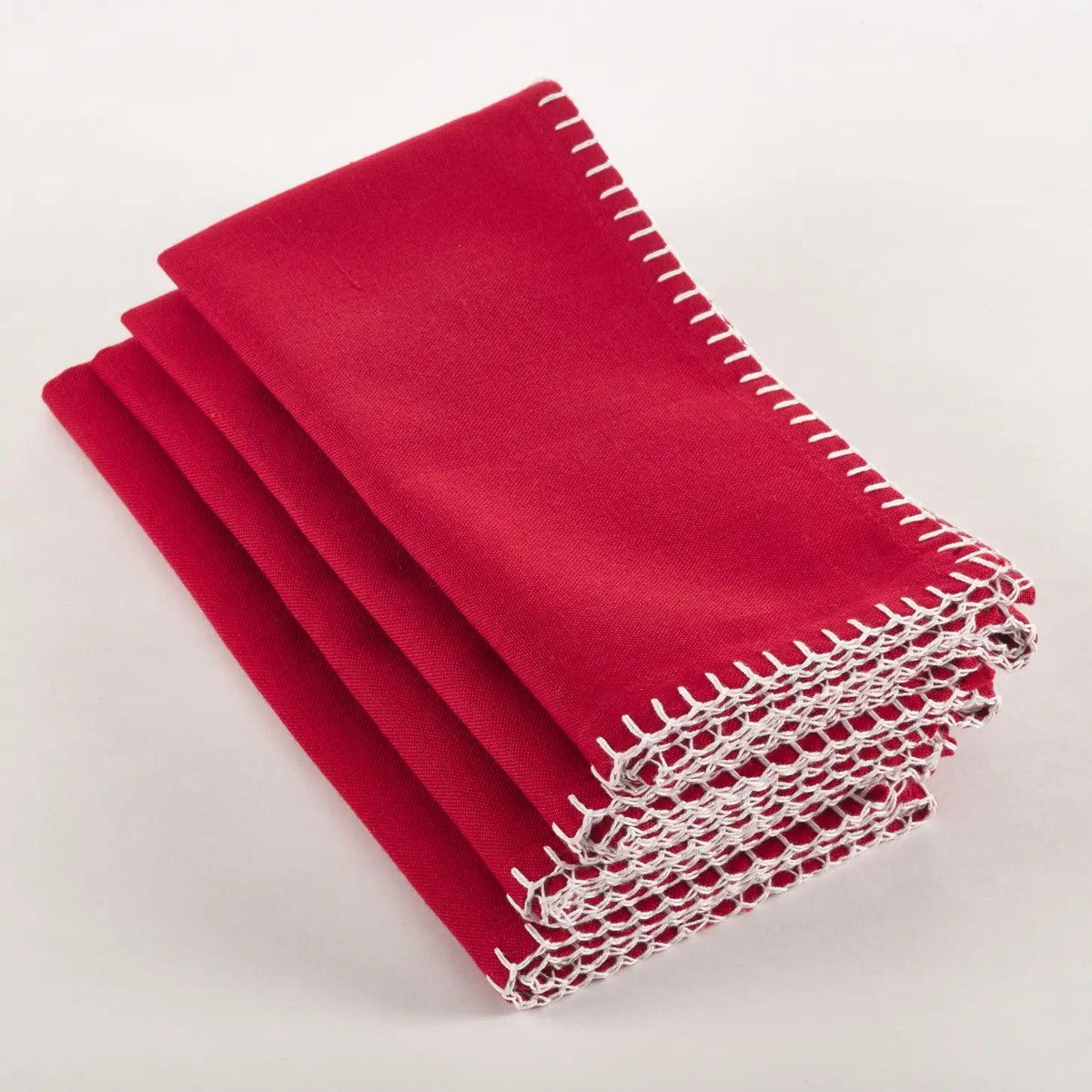 Whip Stitched Design Napkin - Noble Designs